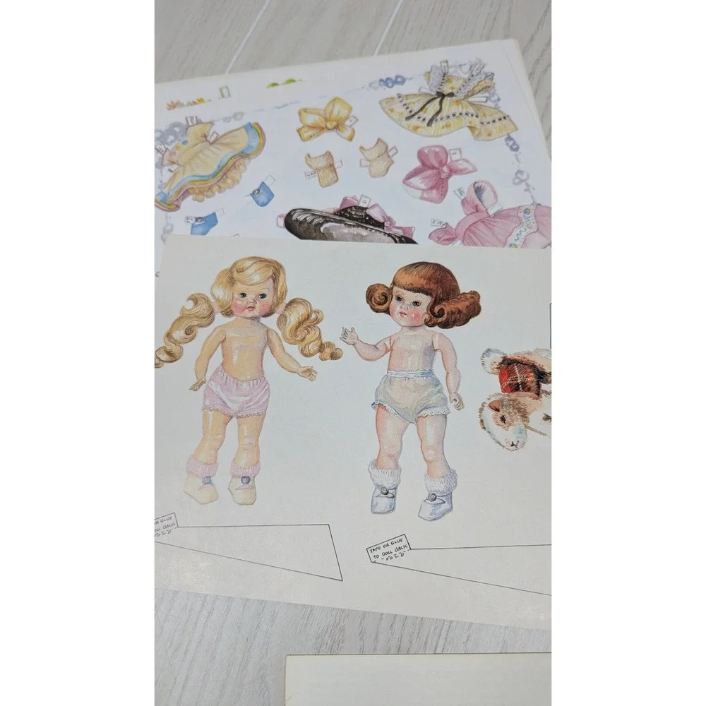 Ginny Patti Chilbeck Meulen Paper Dolls Clothes Vintage 1984 Uncut